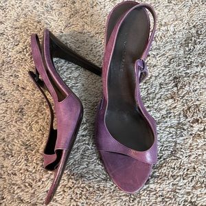 Balenciaga purple slingback heels 40/10 y2k 2000s